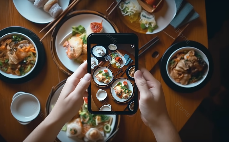 记录美食聚餐时刻,高清,摄影图,摄影图片,图片大全,摄影图免费下载